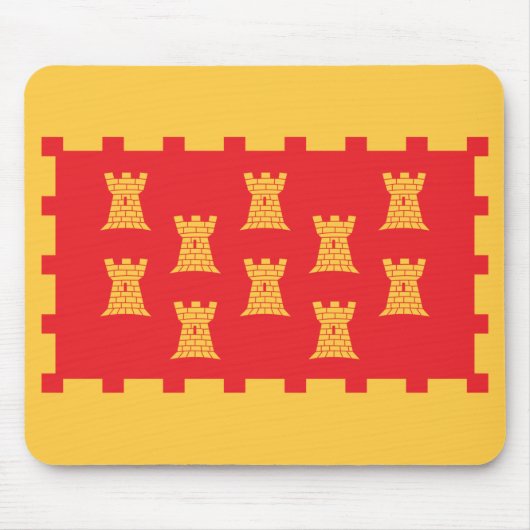 Vlag van Greater Manchester (Verenigd Koninkrijk) Muismat (Voorkant)