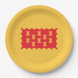 Vlag van Greater Manchester (Verenigd Koninkrijk) Papieren Bordje