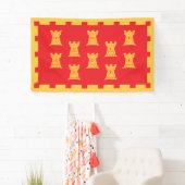 Vlag van Greater Manchester (Verenigd Koninkrijk) Spandoek (Insitu)