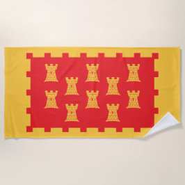 Vlag van Greater Manchester (Verenigd Koninkrijk) Strandlaken