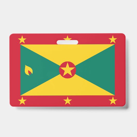 Vlag van Grenada Badge (Voorzijde)