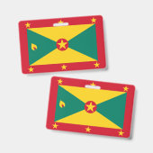 Vlag van Grenada Badge (Voor- en achterkant)