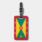 Vlag van Grenada Bagagelabel (Voorkant verticaal)