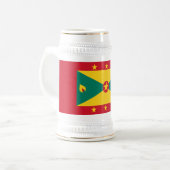 Vlag van Grenada Bierpul (Voorkant links)