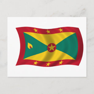 Vlag van Grenada Briefkaart