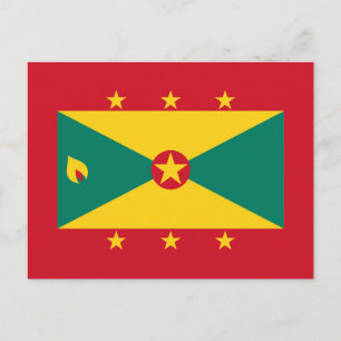 Vlag van Grenada Briefkaart