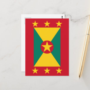 Vlag van Grenada Briefkaart