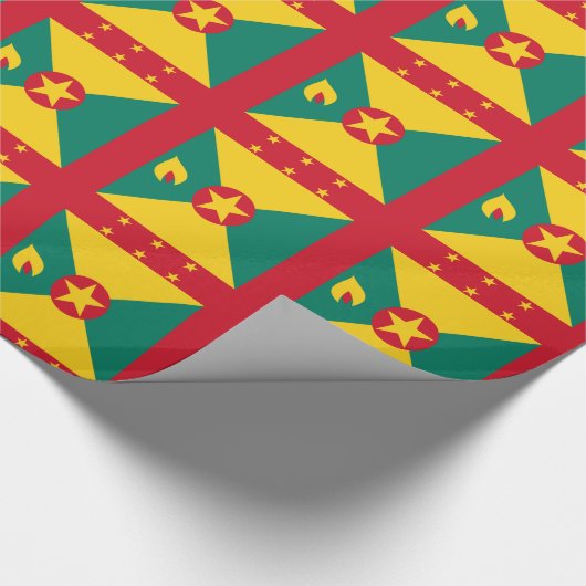 Vlag van Grenada Cadeaupapier (Hoek)