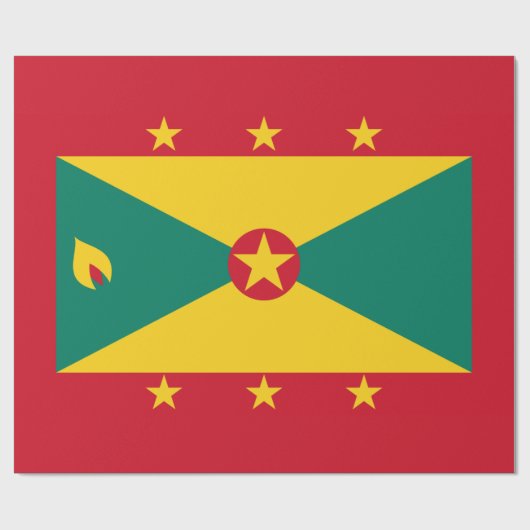 Vlag van Grenada Cadeaupapier (Vlak)