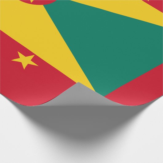 Vlag van Grenada Cadeaupapier (Hoek)