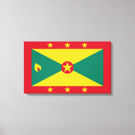 Vlag van Grenada Canvas Afdruk