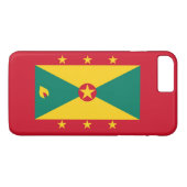 Vlag van Grenada Case-Mate iPhone Case (Achterkant (Horizontaal))
