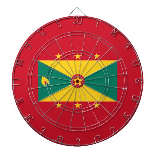 Vlag van Grenada Dartbord (Voorkant)