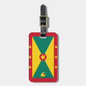 Vlag van Grenada Easy ID Personal Bagagelabel (Voorkant verticaal)