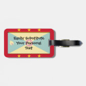 Vlag van Grenada Easy ID Personal Bagagelabel (Achterkant horizontaal)