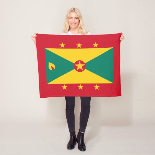 Vlag van Grenada Fleece Deken (In situ)