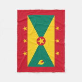 Vlag van Grenada Fleece Deken (Voorkant)