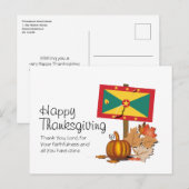 Vlag van Grenada | GRENEDIAANSE DANKDAG Briefkaart (Voorkant / Achterkant)