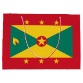 Vlag van Grenada Groot Cadeauzakje (Achterkant)