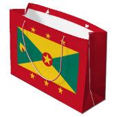 Vlag van Grenada Groot Cadeauzakje (Achterkant Gekanteld)