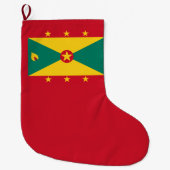 Vlag van Grenada Grote Kerstsok (Voorkant)