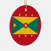 Vlag van Grenada Keramisch Ornament (Rechts)