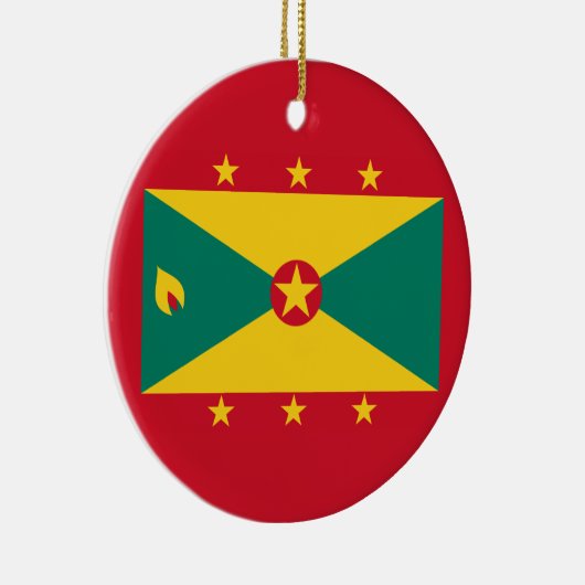 Vlag van Grenada Keramisch Ornament (Rechts)