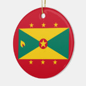 Vlag van Grenada Keramisch Ornament (Links)