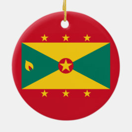 Vlag van Grenada Keramisch Ornament