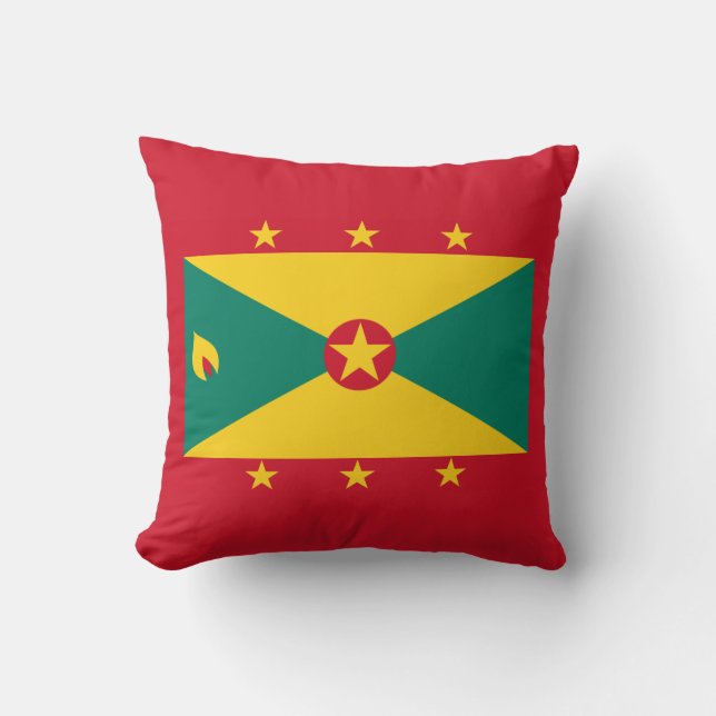 Vlag van Grenada Kussen (Voorkant)