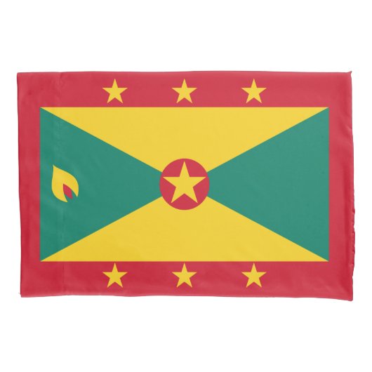 Vlag van Grenada Kussensloop (Voorkant-Links)