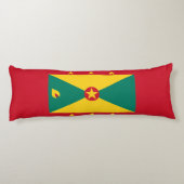 Vlag van Grenada Lichaamskussen (Achterkant)