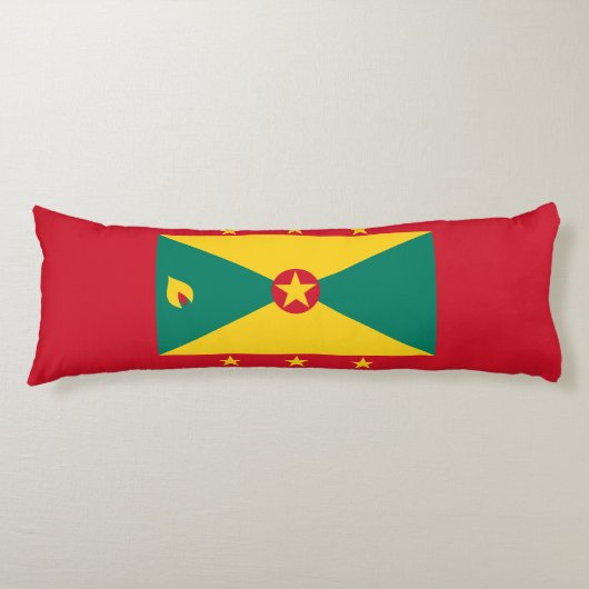 Vlag van Grenada Lichaamskussen (Voorkant)