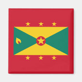 Vlag van Grenada Magneet (Voorkant)