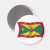 Vlag van Grenada Magneet (Voorkant / Achterkant)