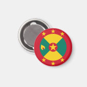 Vlag van Grenada Magneet (Voorkant / Achterkant)