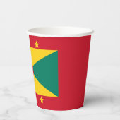 Vlag van Grenada Papieren Bekers (Achterkant)