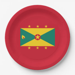 Vlag van Grenada Papieren Bordje