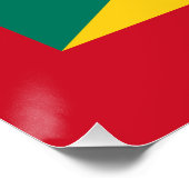 Vlag van Grenada Perfect Poster (Hoek)