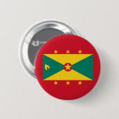 Vlag van Grenada Ronde Button 5,7 Cm (Voorkant /achterkant)