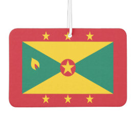 Vlag van Grenada Rood Groen Geel Independence Day Luchtverfrisser
