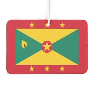 Vlag van Grenada Rood Groen Geel Independence Day Luchtverfrisser