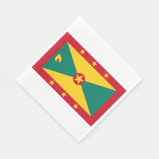 Vlag van Grenada Servet (Hoek)