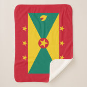 Vlag van Grenada Sherpa Deken (Voorkant)