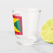 Vlag van Grenada Shot Glas (Rechts)