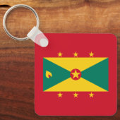 Vlag van Grenada Sleutelhanger (Voorkant)