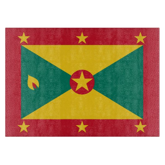 Vlag van Grenada Snijplank (Voorkant)