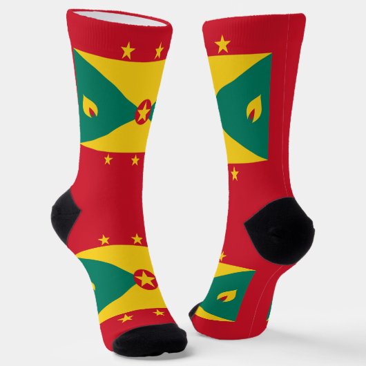 Vlag van Grenada Sokken (Gebogen)