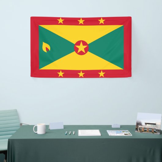 Vlag van Grenada Spandoek (Beurs)