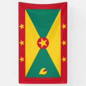 Vlag van Grenada Spandoek (Verticaal)